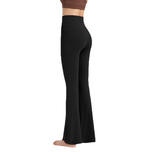 Antibacterial Yoga Bell-bottom Pants Women Lycra