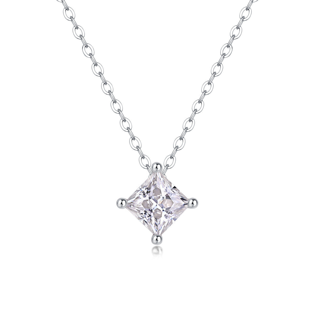 Moissanite Yis Style Horse Eye Pendant Necklace For Women