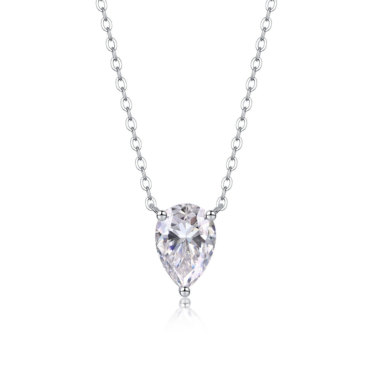 Moissanite Yis Style Horse Eye Pendant Necklace For Women