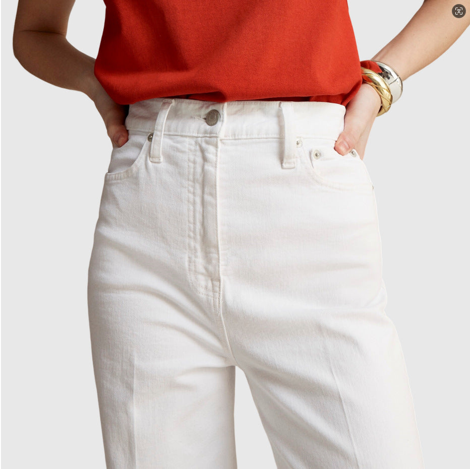 Fashion Loose Elastic Trousers Jeans For Women